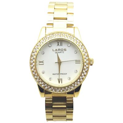 ساعت مچی عقربه ای زنانه لاروس مدل lw n506 goldw