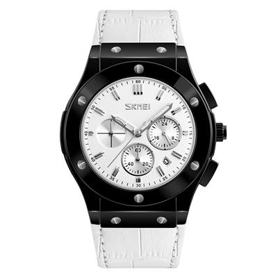 ساعت مچی عقربه ای مردانه اسکمی مدل s9157white