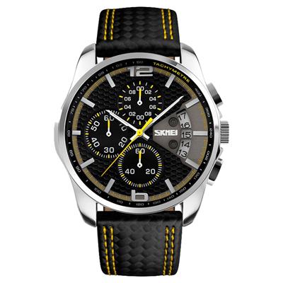 ساعت مچی عقربه ای مردانه اسکمی مدل s9106yellow