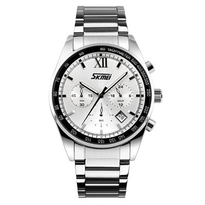 ساعت مچی عقربه ای مردانه اسکمی مدل s9096white