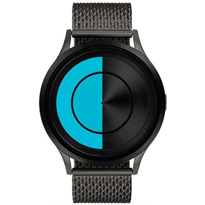 ساعت مچی عقربه ای زیرو مدل lunar gunmetal ocean unisex