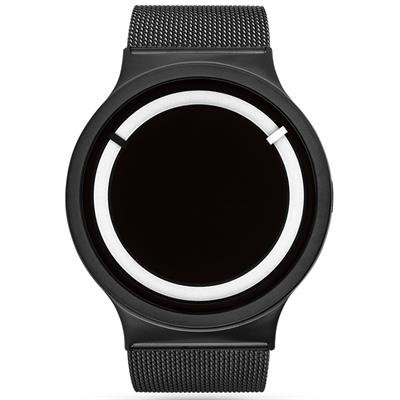ساعت مچی عقربه ای زیرو مدل eclipse black mesh unisex