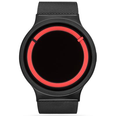 ساعت مچی عقربه ای زیرو مدل eclipse black red unisex