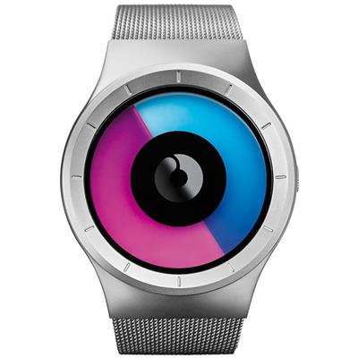 ساعت مچی عقربه ای زیرو مدل celeste chrome purple unisex