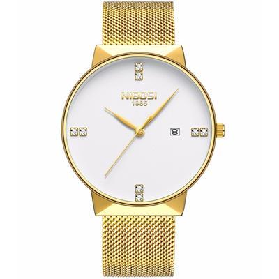 ساعت مچی عقربه ای نیبوسی مدل ni2323 gold