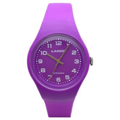 ساعت مچی عقربه ای لاروس مدل lc a300 purplewhite