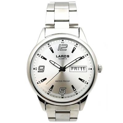 ساعت مچی عقربه ای مردانه لاروس مدل lm n611 silver