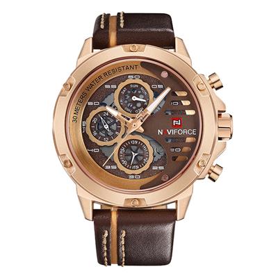 ساعت مچی عقربه ای مردانه نیوی فورس مدل nf9110mrgcebn