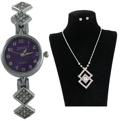 نیم ست جیسو مدل sw16 به همراه ساعت مچی