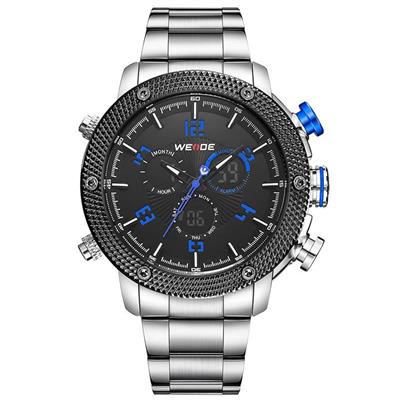 ساعت مچی عقربه ای مردانه وید مدل weide5206 blue