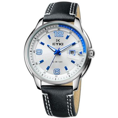 ساعت مچی عقربه ای مردانه ایکی مدل eovs8649l blue