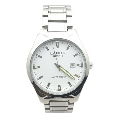 ساعت مچی عقربه ای مردانه لاروس مدل lm n372 white