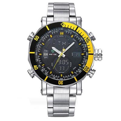 ساعت مچی عقربه ای مردانه وید مدل wh5203 sb yellow