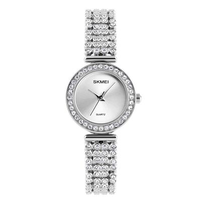 ساعت مچی عقربه ای زنانه اسکمی مدل 1224 نقره ای