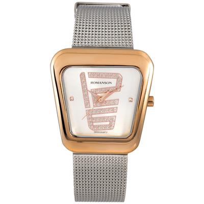 ساعت مچی عقربه ای زنانه رومانسون مدل rm0365ll1jas6r
