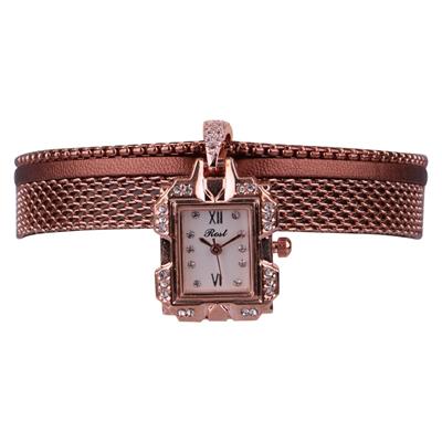 ساعت مچی زنانه rost کد 2010 rose gold