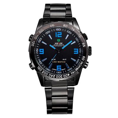 ساعت مچی عقربه ای مردانه وید مدل wh1009 1 blue