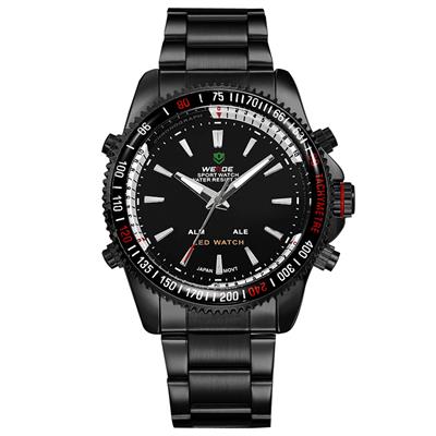 ساعت مچی عقربه ای مردانه وید مدل wh903 3 ip black