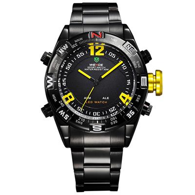 ساعت مچی عقربه ای مردانه وید مدل wh2310 6 yellow