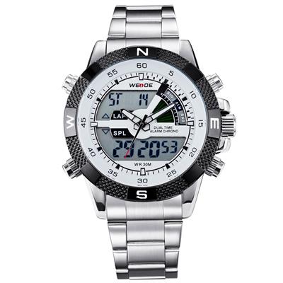 ساعت مچی عقربه ای مردانه وید مدل wh1104 6 sb white