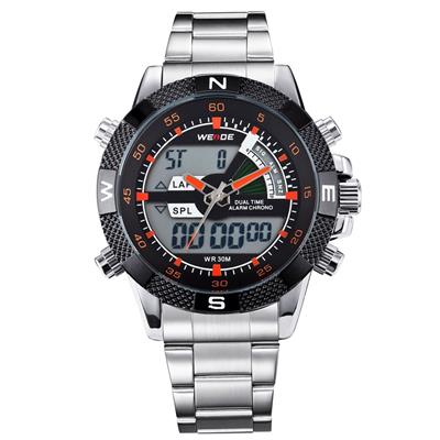 ساعت مچی عقربه ای مردانه وید مدل wh1104 2 sb orange