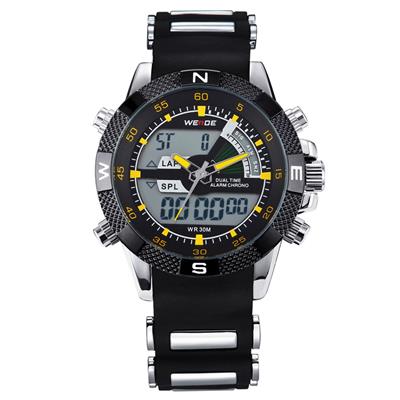 ساعت مچی عقربه ای مردانه وید مدل wh1104 13 pub yellow